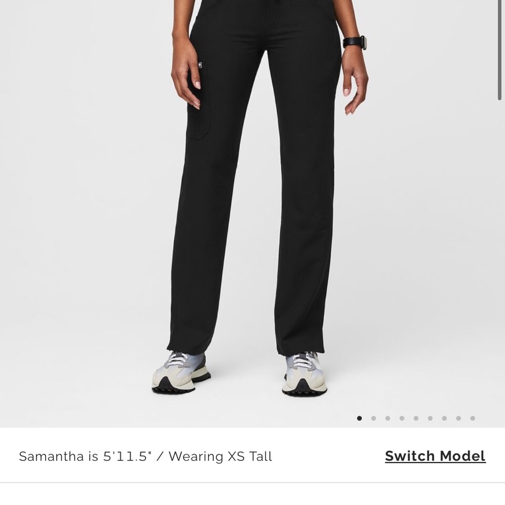 NWT Figs Kade Cargo Scrub Pants XS Petite